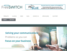 Tablet Screenshot of freeswitch.org