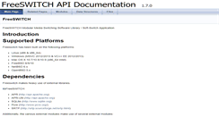 Desktop Screenshot of docs.freeswitch.org