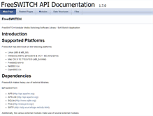 Tablet Screenshot of docs.freeswitch.org